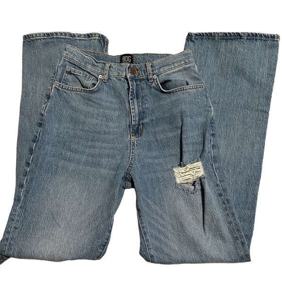 Urban Outfitters Denim - UO BDG Stretch High-rise Flare Jeans - tinted denim wash size 29